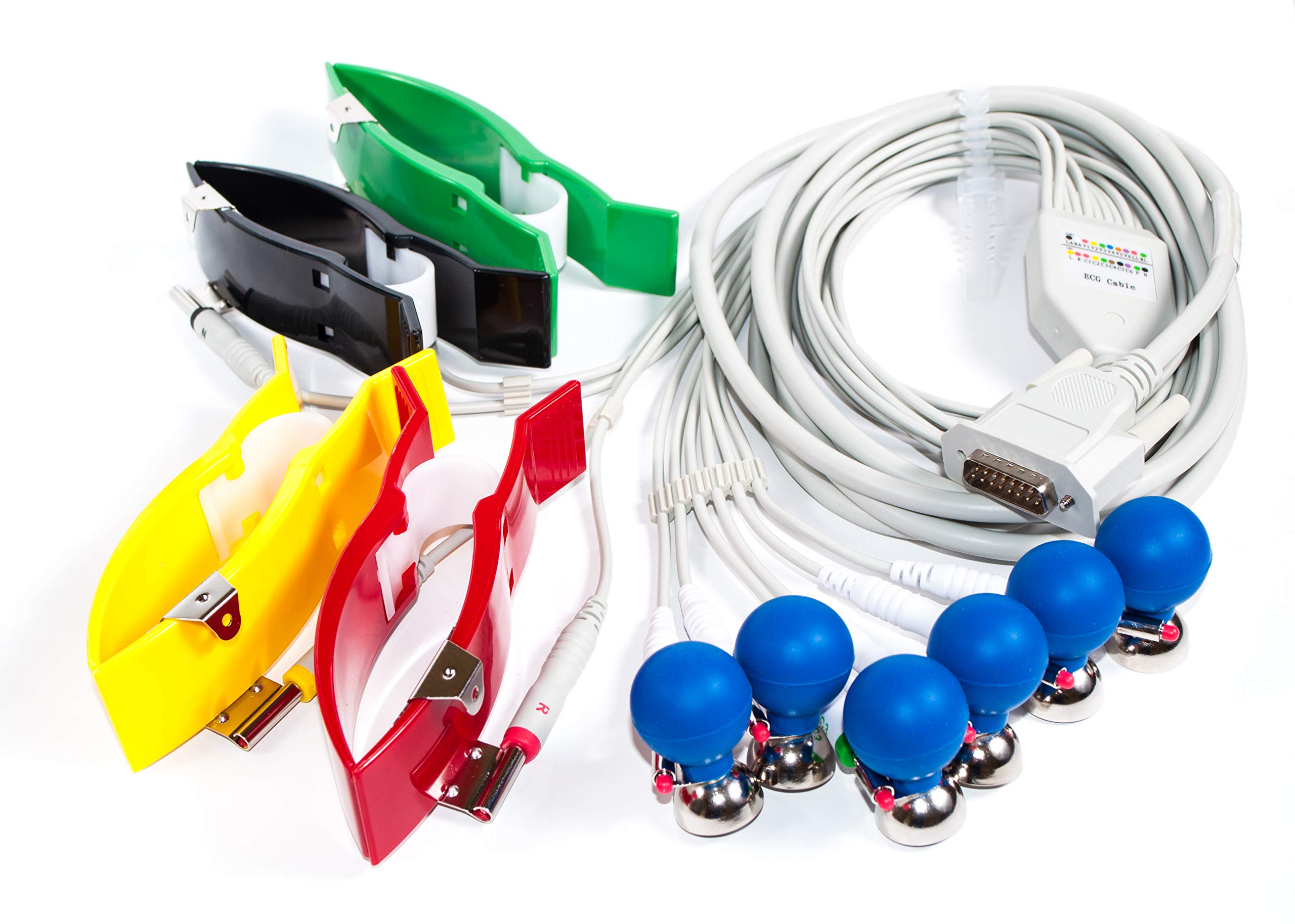 12 Lead ECG cable ( For All ECG Machines)