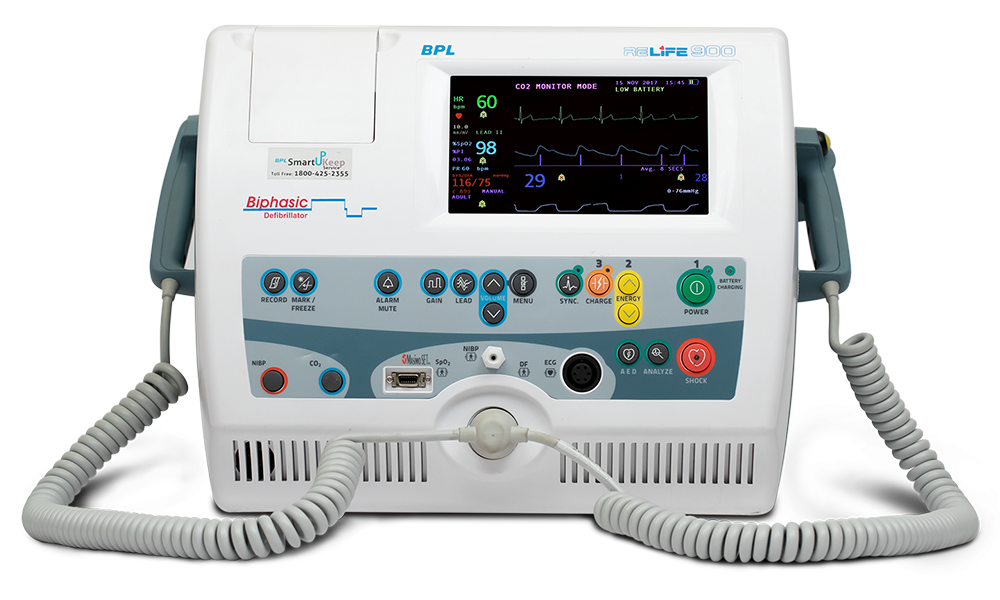 BPL Relife 900/AED/R Defibrillator